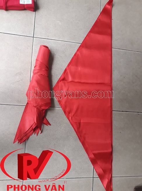 Combo 10 cái Khăn quàng đỏ vải lụa