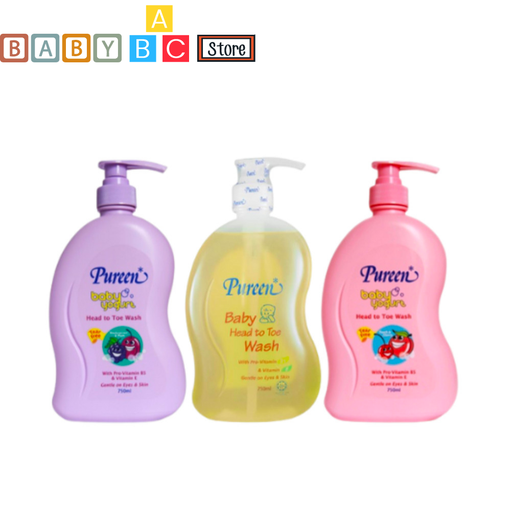 Sữa tắm gội pureen 750ml sữa tắm toàn thân an toàn cho trẻ sơ sinh