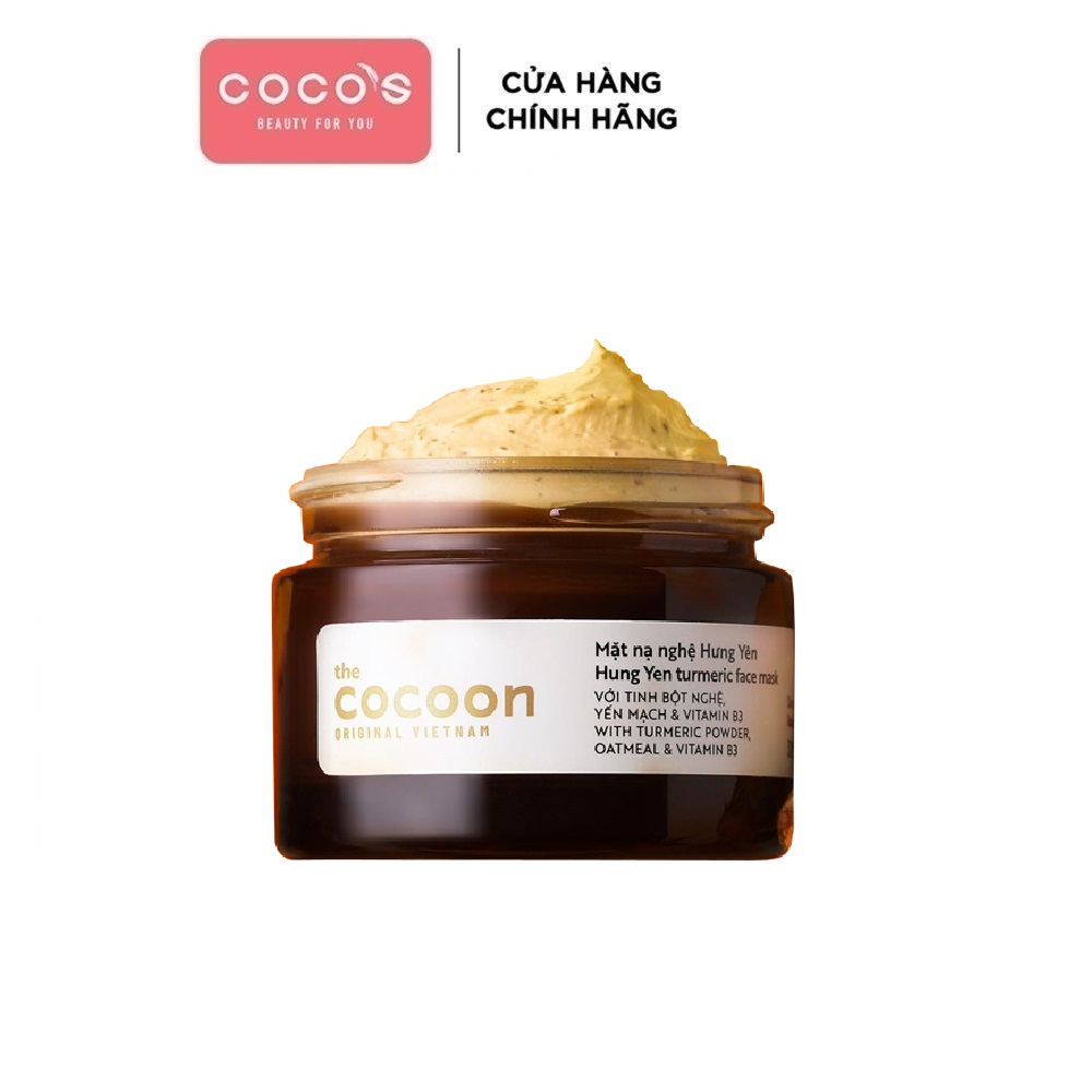 Mặt nạ nghệ Hưng Yên Cocoon Turmeric Face Mask 30ml