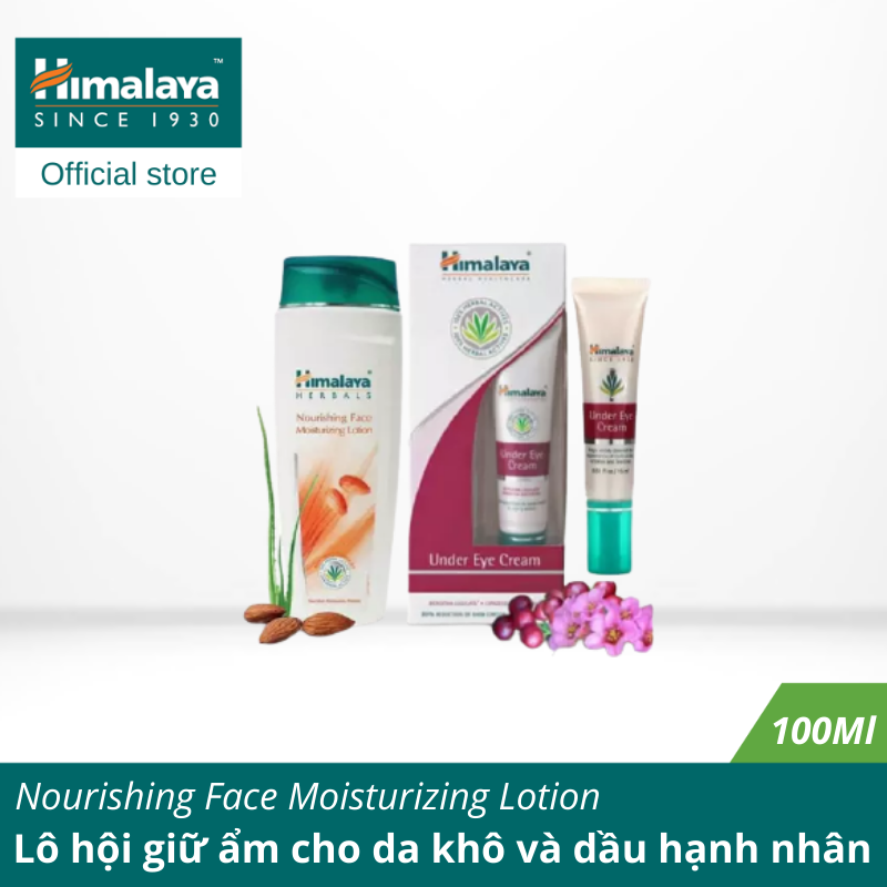 [HÀNG CHÍNH HÃNG]Bộ dưỡng ẩm da mặt và vùng da mắt (Under Eye Cream 15gm*1 + Nourishing Face Moisturizing Lotion 100ml*1)