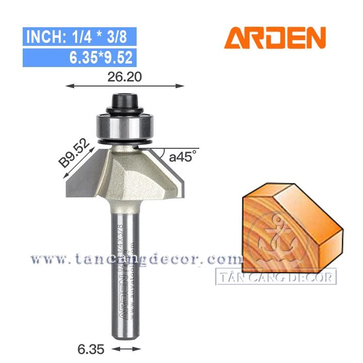 Mũi Router Arden Vác 45 độ (nhiều kích thước)