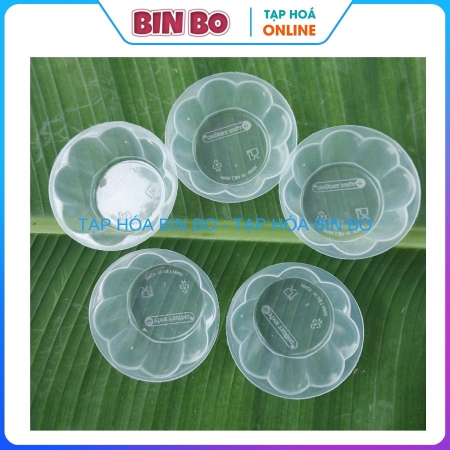 Combo 50 Khuôn bánh flan hình bông hoa có nắp Vĩnh Trường khuôn bánh da lợn