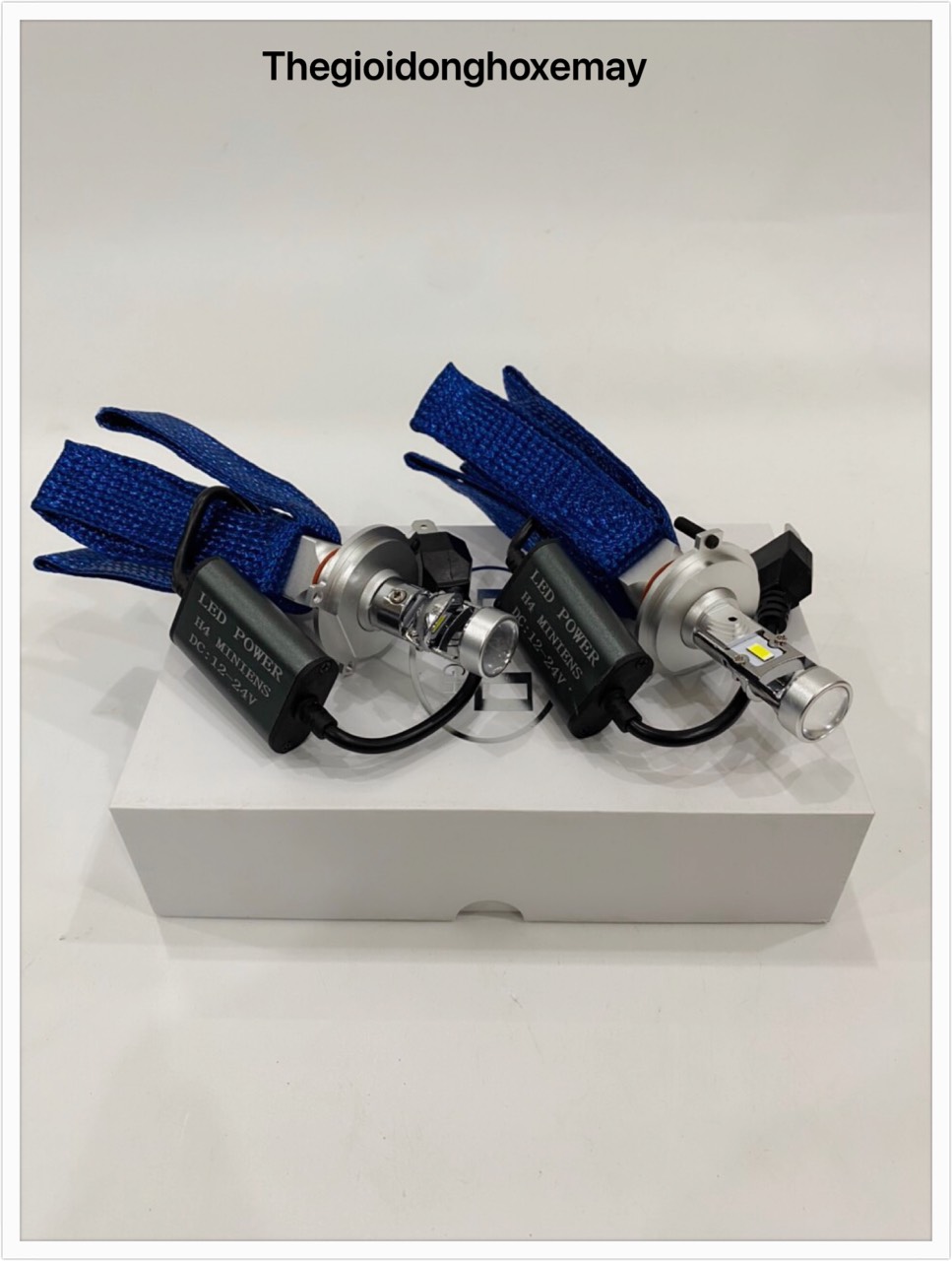 Led râu xanh bi cầu 40w