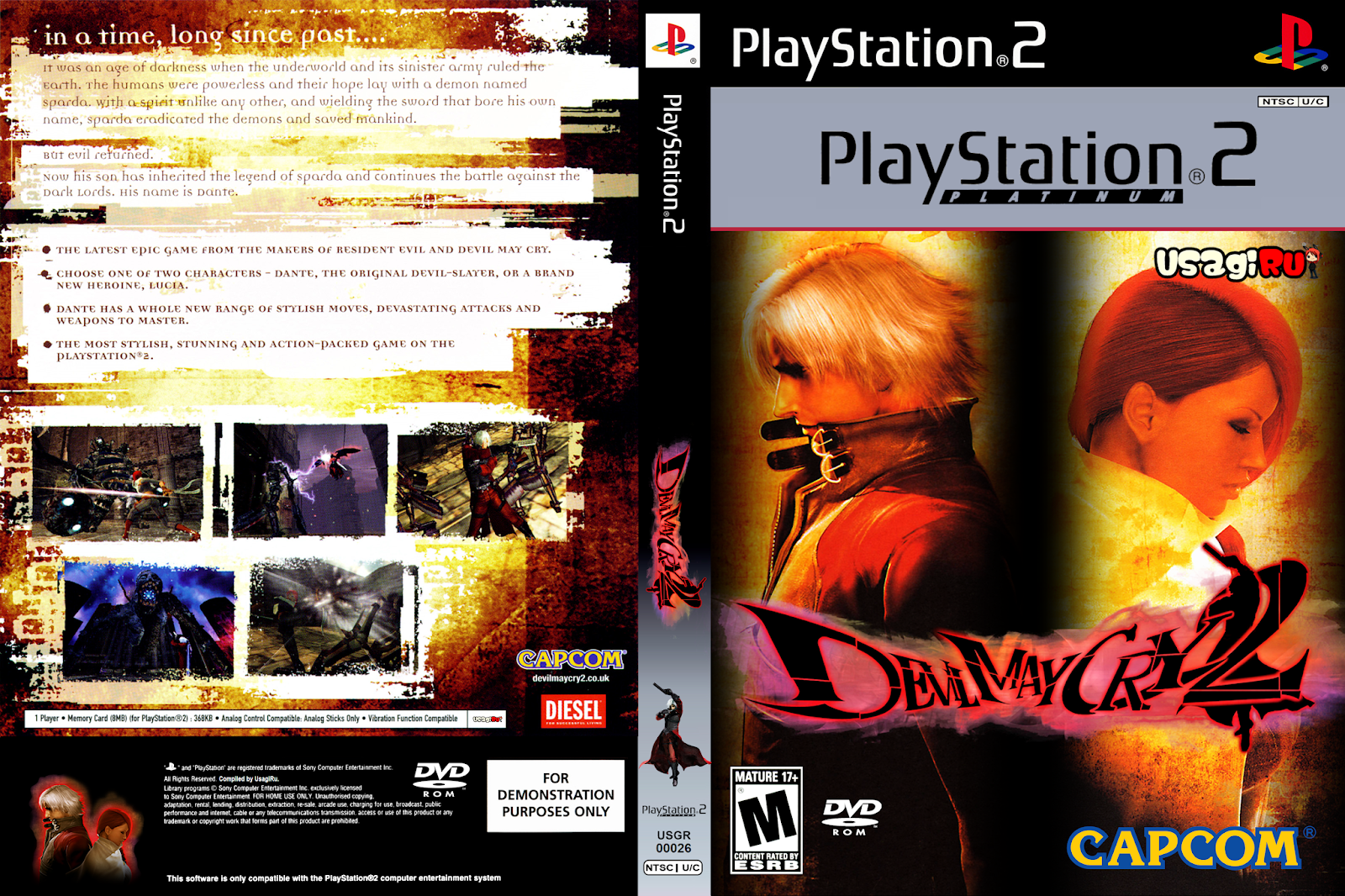 devil may cry 2 ps2 cover