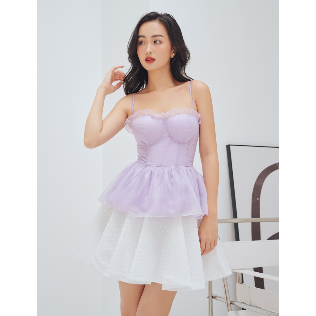 Des fleurs - áo dáng corset like a love song ruffle corset top
