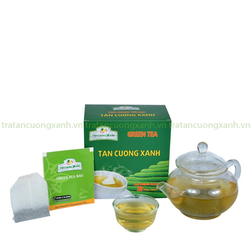 Trà Xanh Túi Lọc Tân Cương Xanh 40gram / 20 gói