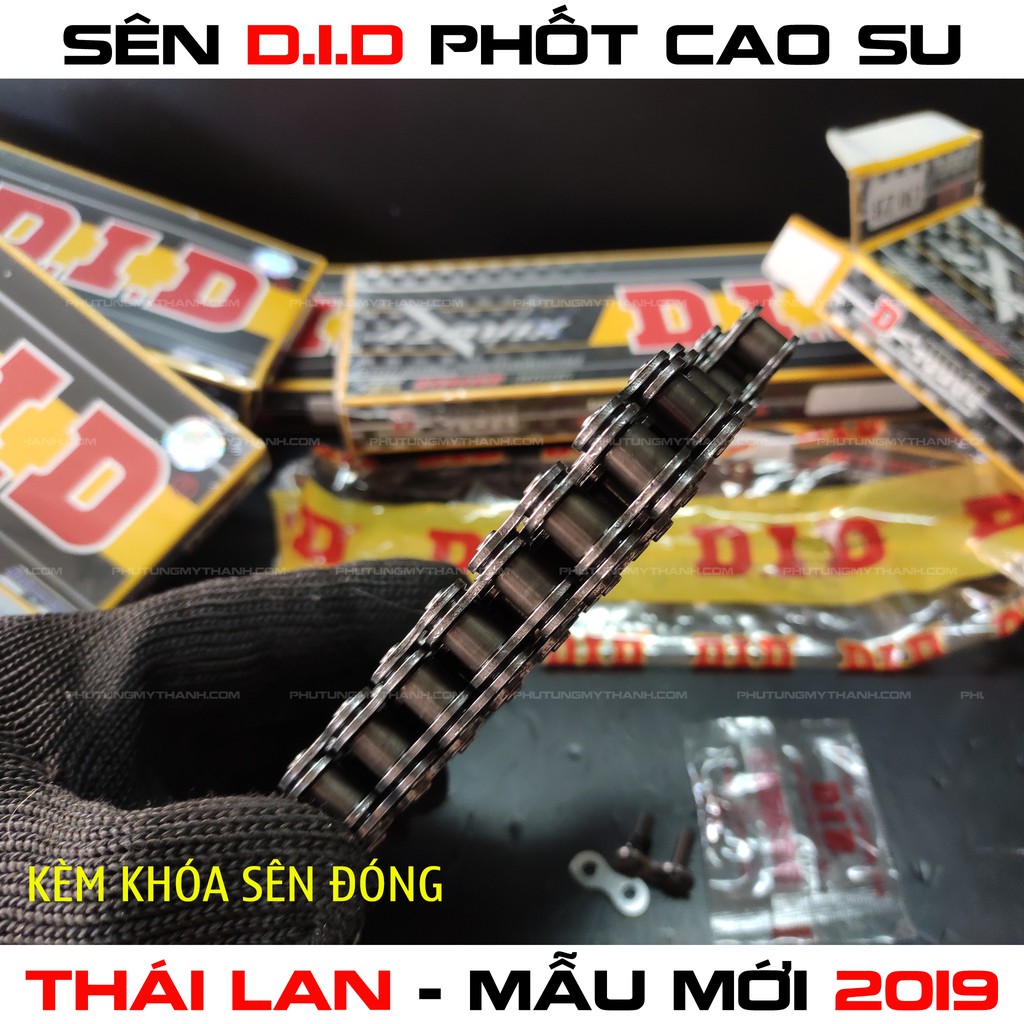 Sên phốt TFX 428VIX 132L chính hãng DID  gắn các dòng xe Honda - Yamaha - Suzuky