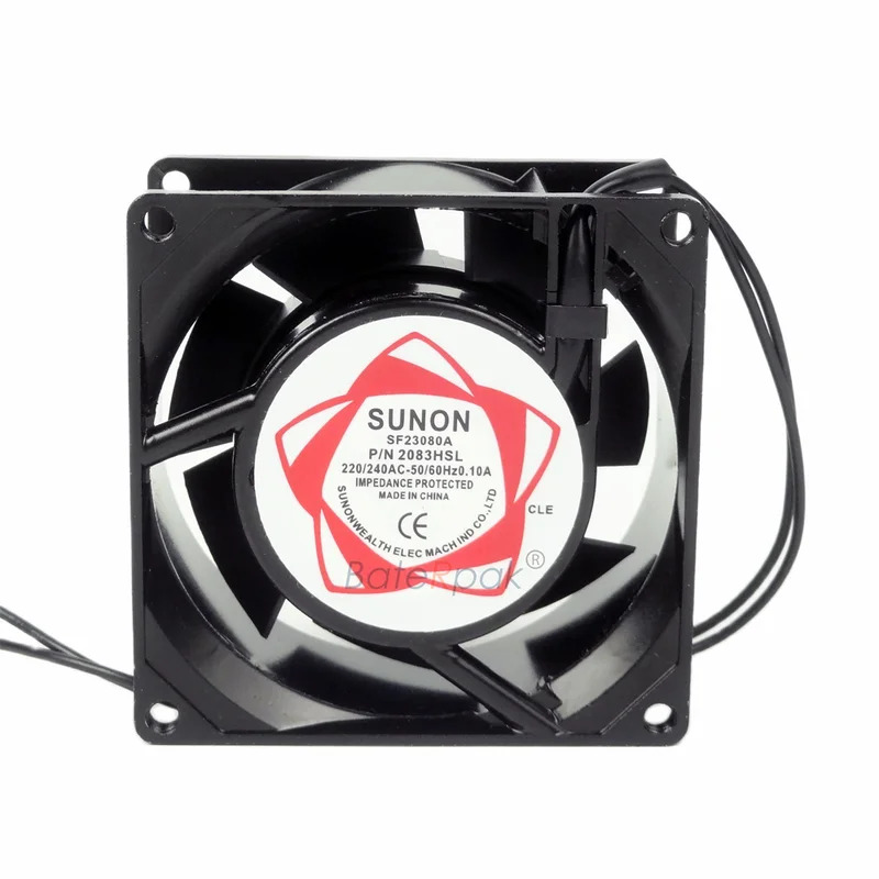 Máy đóng gói BateRpak SUNON SF23080A 2083HSL,2083HBL, quạt làm mát 220V, quạt nhỏ, phụ tùng máy đóng gói, giá 1 cái
