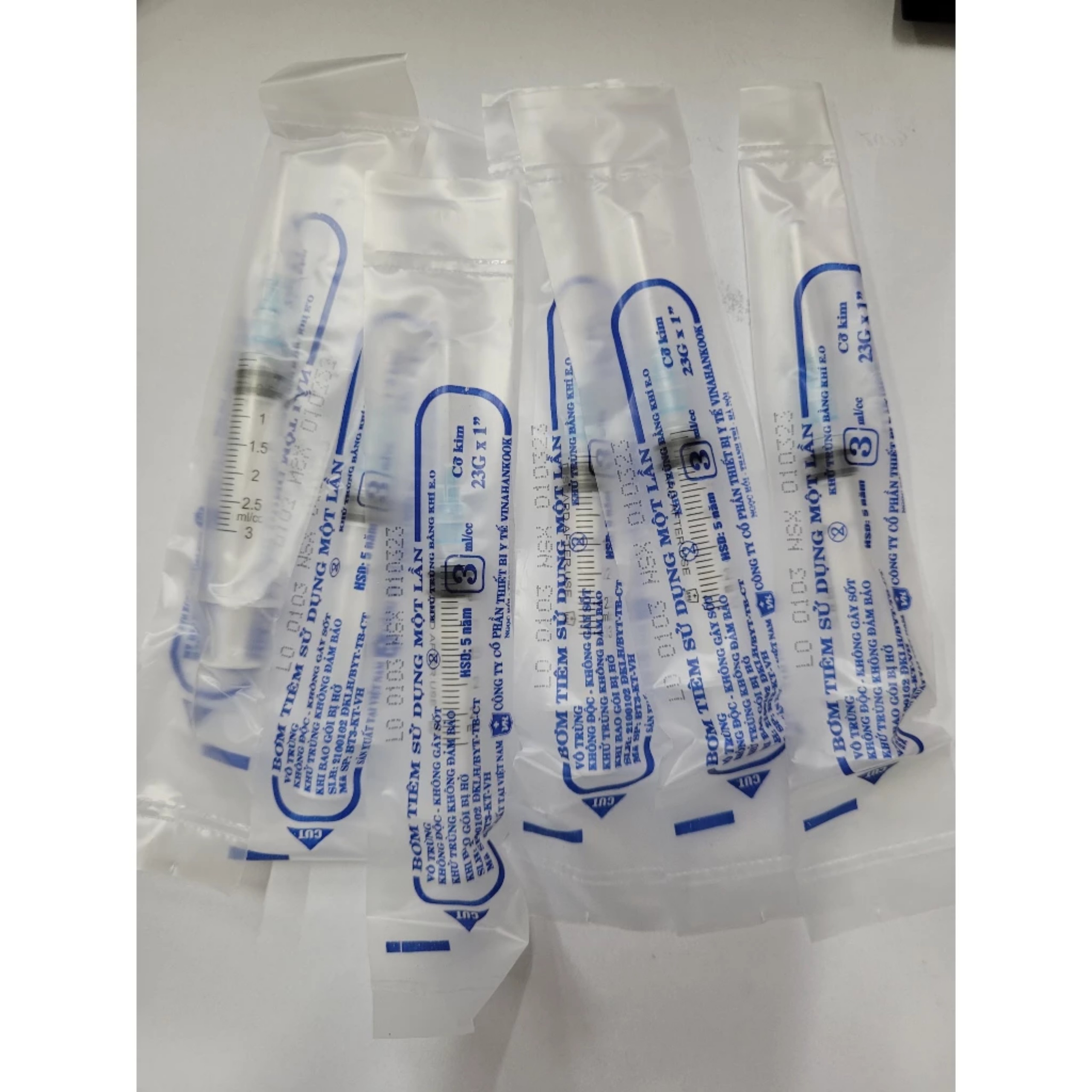 1 ống - Ống tiêm vinahankook 1ml, 3ml, 5ml