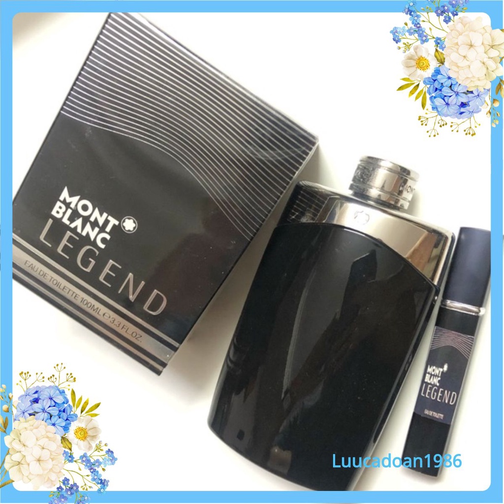 ( Có Sẵn ) Mẫu thử nước hoa montblanc legend 10ml dạng xịt