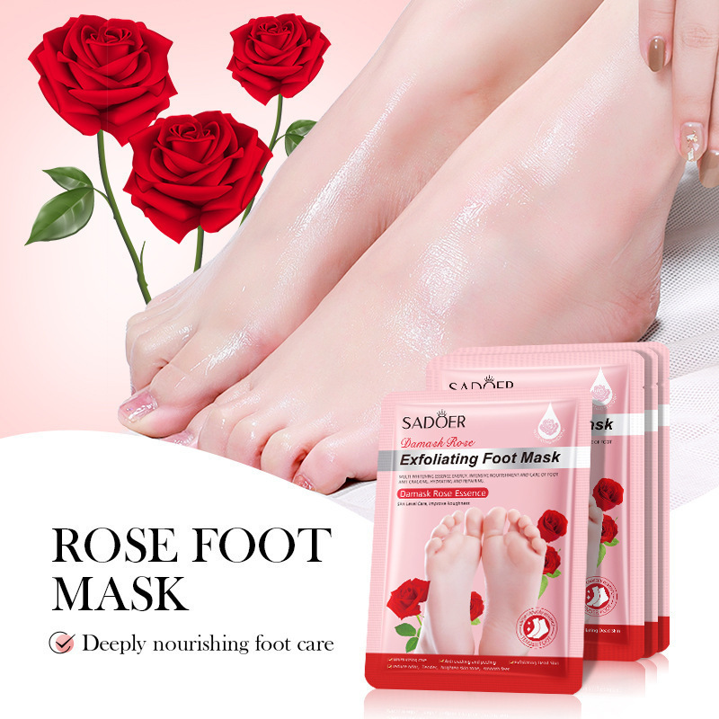 SADOER Mặt Nạ Tay Và Chân Niacinamide Sữa Dê Tẩy Tế Bào Chết   Chăm sóc dưỡng ẩm và làm mềm cho tay và chân   Bán buôn thương mại quốc tế