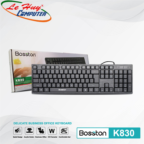 Bàn phím máy tính bosston k830 usb