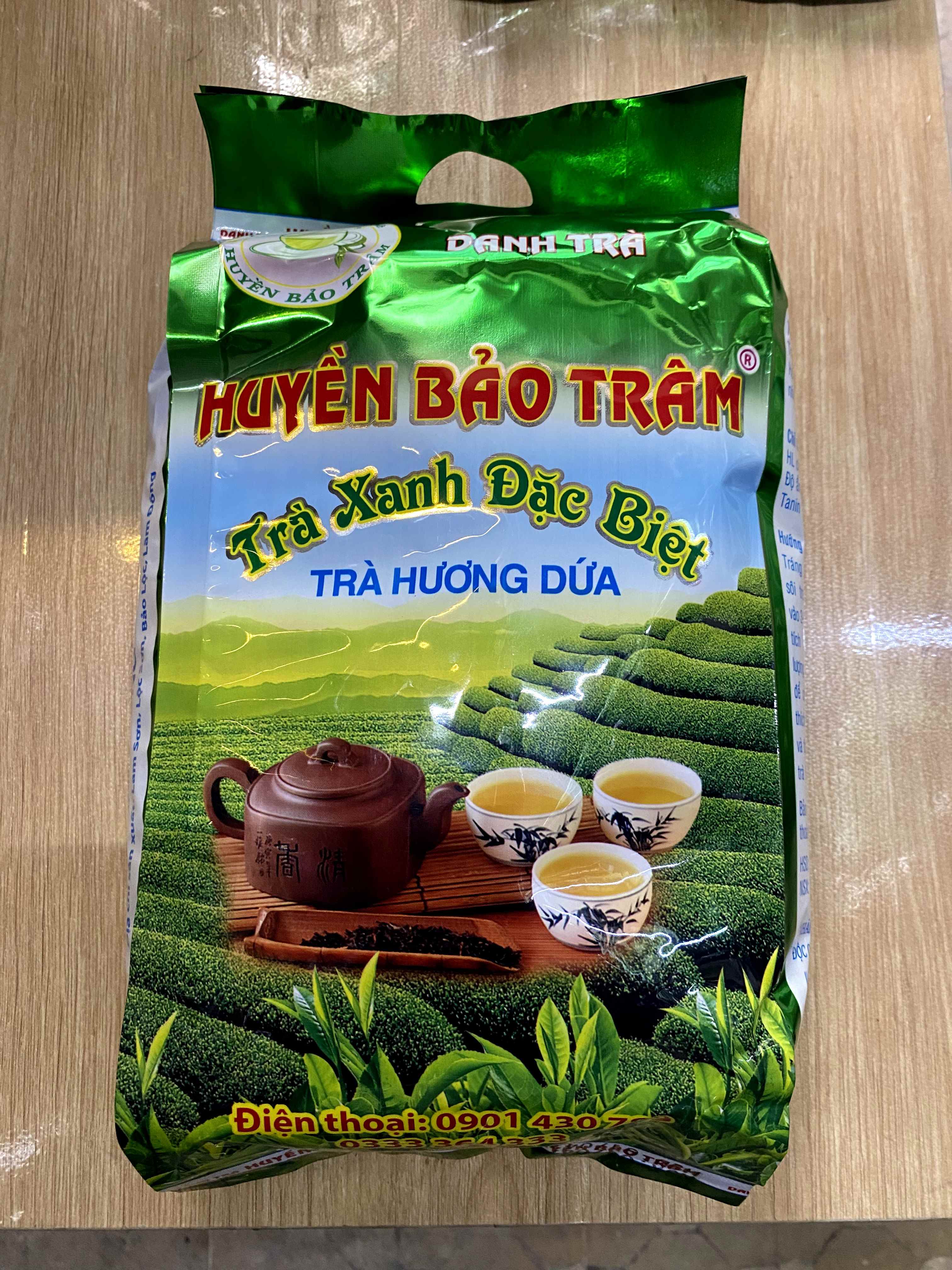 Trà xanh hương dứa - lài huyền bảo trâm 300g.