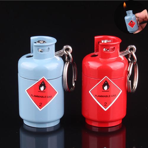Bật Lửa Móc Khoá Hình Bình Gas ( Kim Loại )