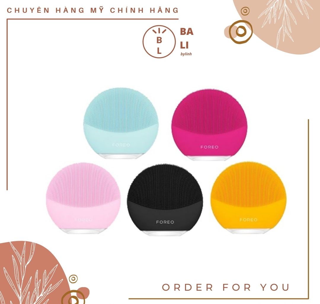 [HCM]Máy rửa mặt công nghệ T-Sonic 8000 xung nhịp/phút FOREO MINI 3 (Có sẵn) hộp trầy xước nhẹ