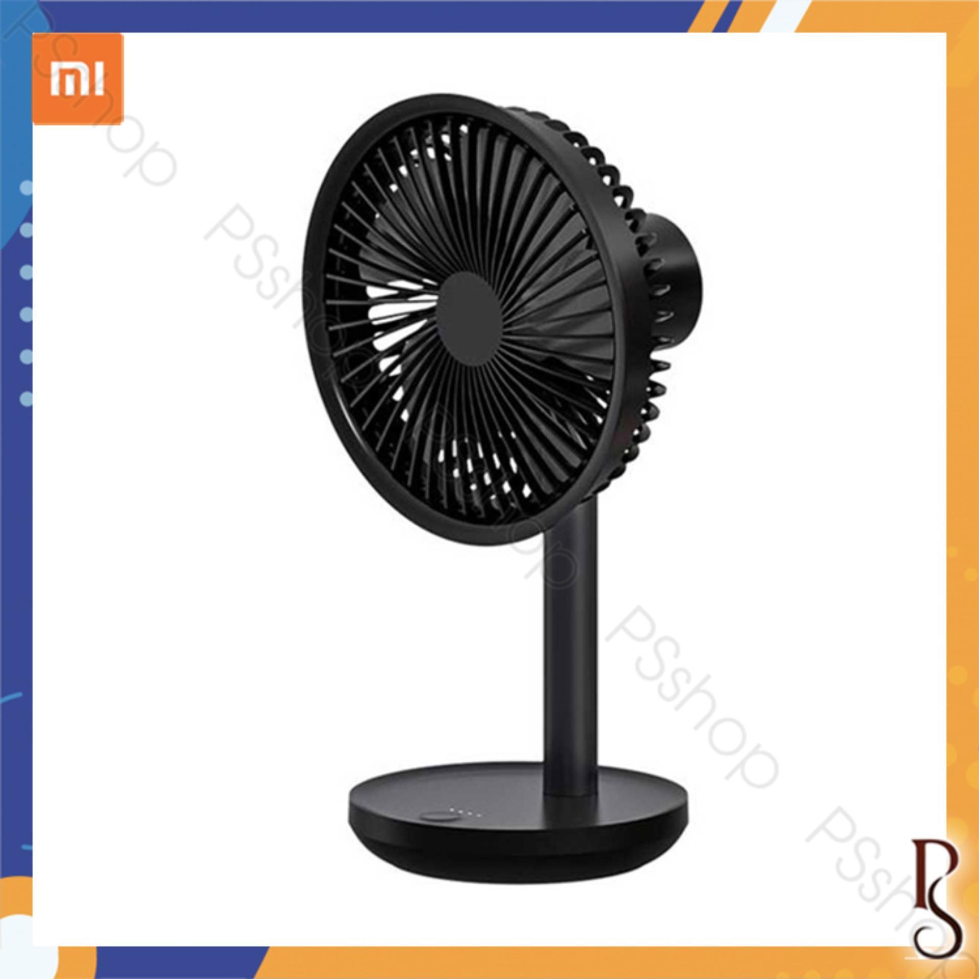 [Mã ELMAR31 Giảm 10%] Quạt tích điện để bàn Xiaomi - Solove F5, chạy 12 tiếng, pin 4000mAh, công suất 5W, 3 tốc độ, có tuốc năng quay, 3 màu sắc tùy chọn - Màu đen - Bảo hành 6 tháng