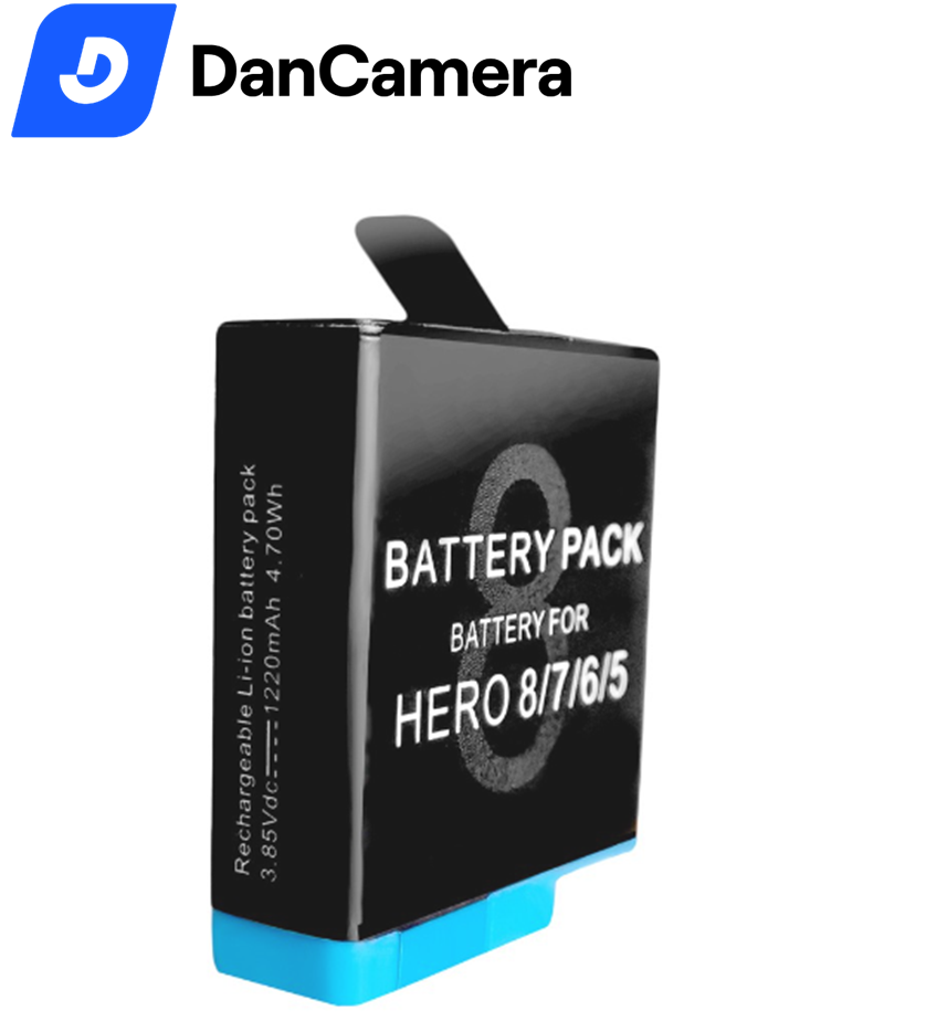 Pin gopro 8 OEM Pin Dự Phòng cho GoPro 5 / 6 / 7 / 8 / 9 / 10