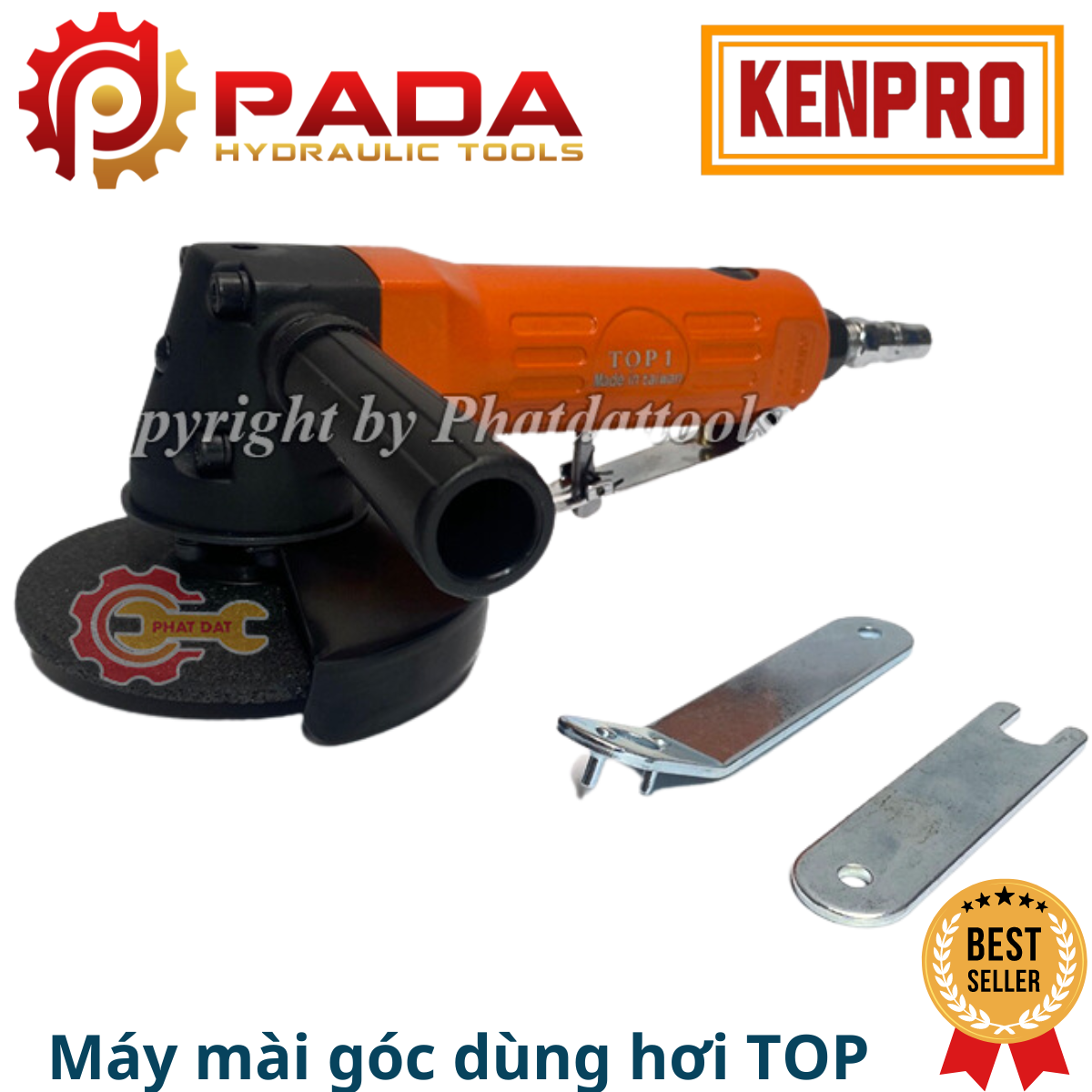 Máy mài góc đa năng dùng hơi TOP-100-Made in Taiwan-Bảo hành 6 tháng-Máy cắt dùng hơi