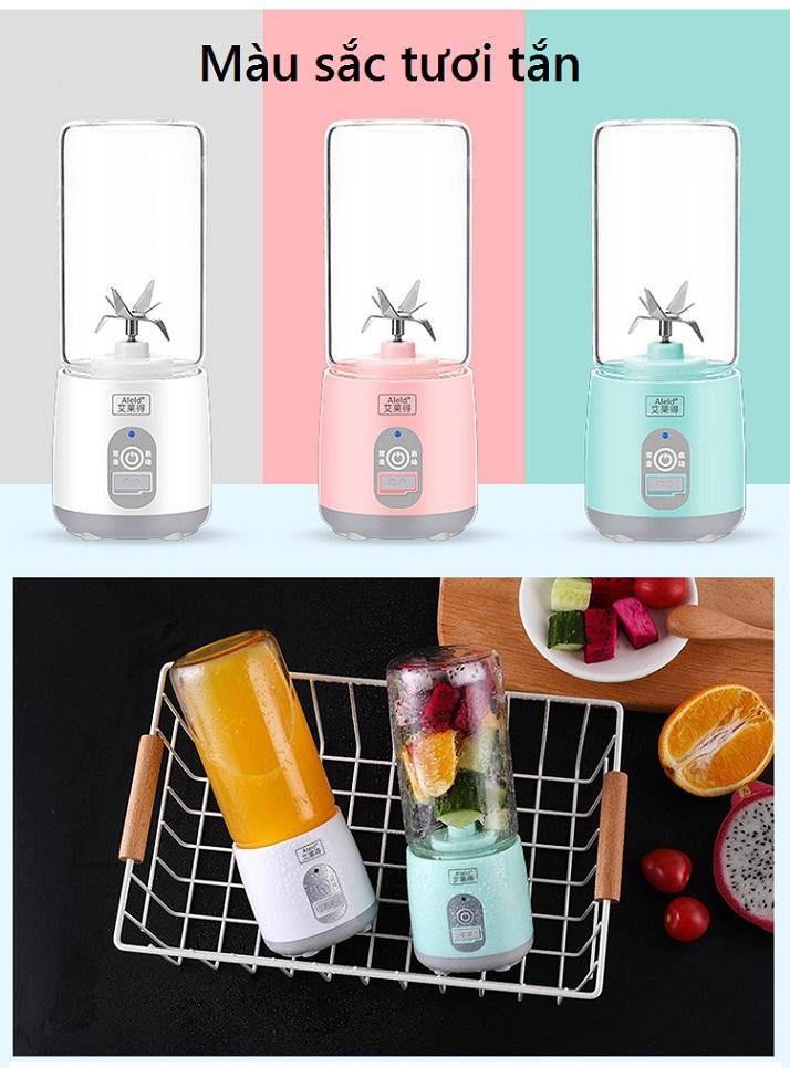 máy xay sạc pin tết 2020, Mua máy xay sinh tố, Máy Xay Cầm Tay Mini Sạc Điện Pin Dùng Lâu Thích Hợp Đi Dã Ngoại, Chất Liệu Cao Cấp An Toàn Sức Khỏe, Kiểu Dáng Đẹp Nhỏ Gọn, Tiện Lợi Xay Hoa Quả Làm Mặt Nạ.