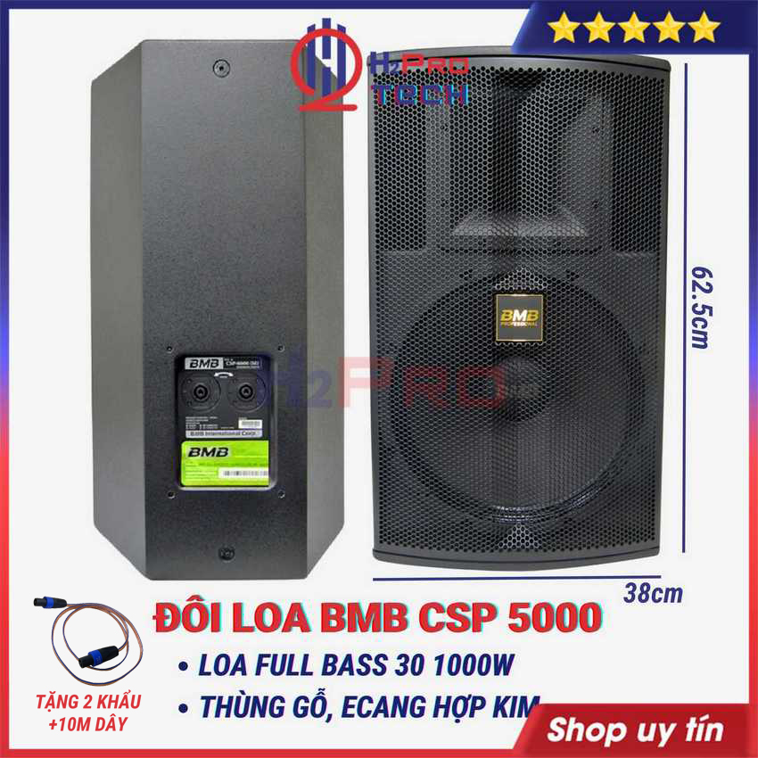 Đôi Loa BMB Bass 30 CSP 5000 1000W, Loa Full 30 Bmb Karaoke Gia Đình