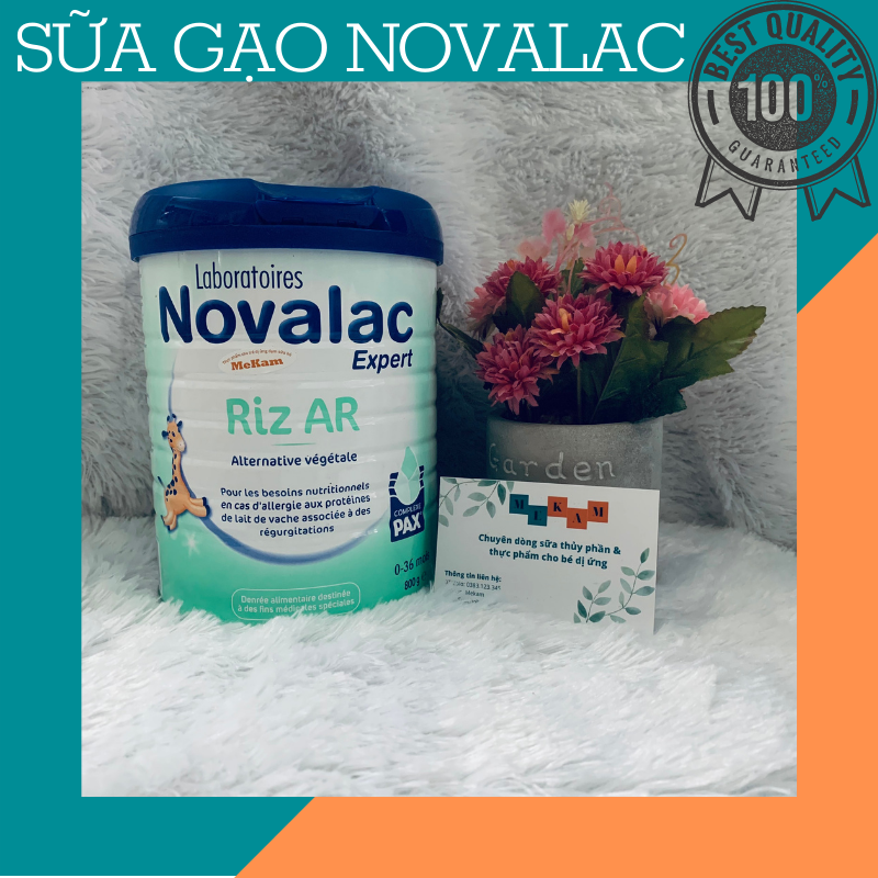 Sữa gạo novalac riz ar – lon 800gam