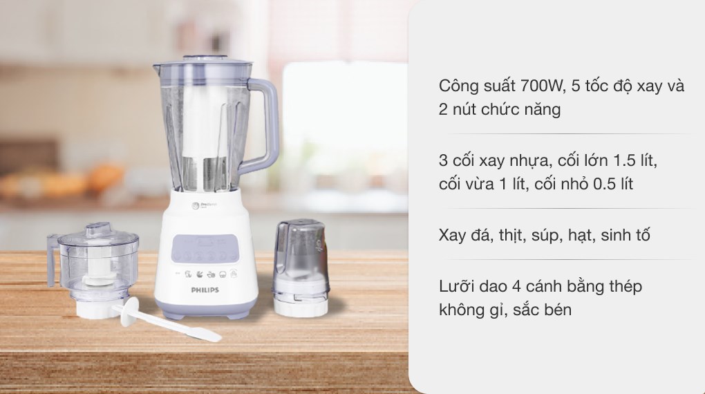 Máy xay sinh tố philips hr2223