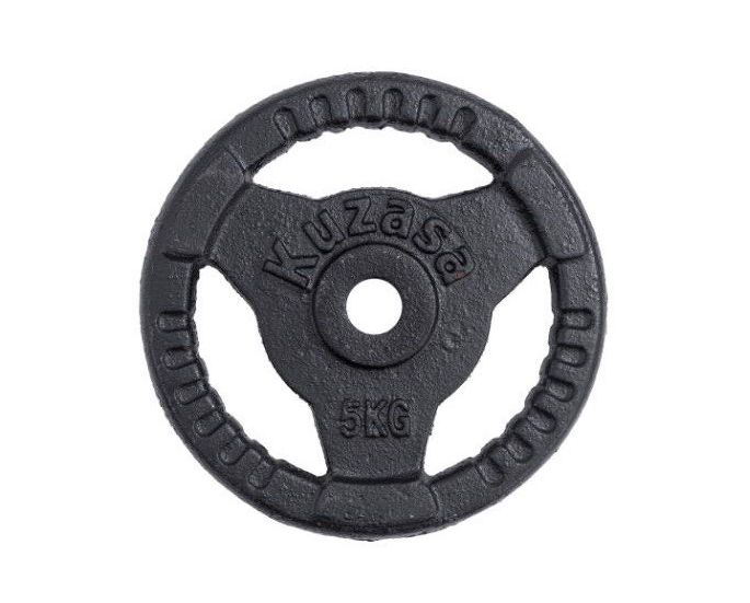 Tạ miếng gang tạ bánh gang 3 lỗ 5kg