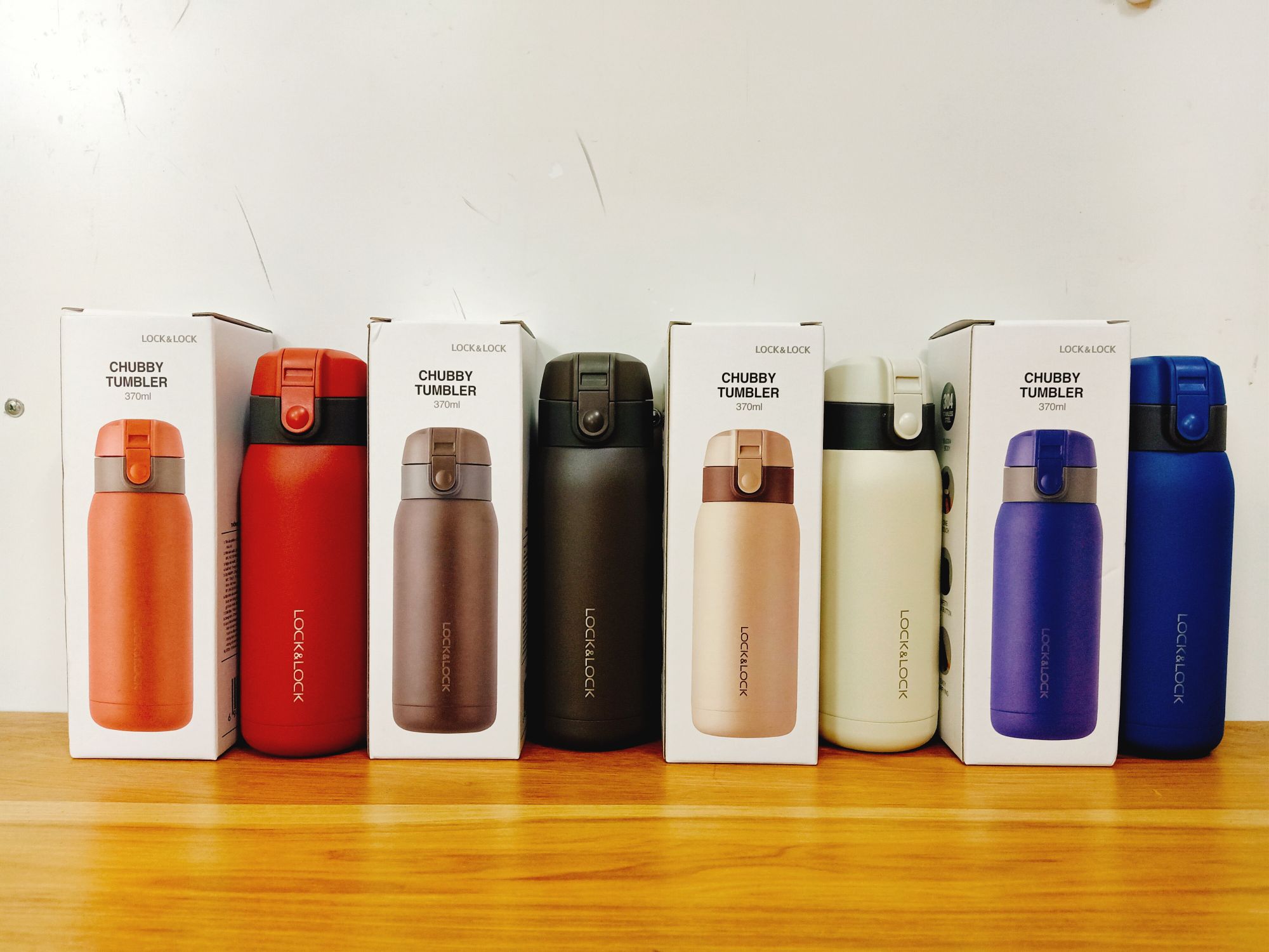 Bình giữ nhiệt có dây treo chubby tumbler 370ml-lhc3233