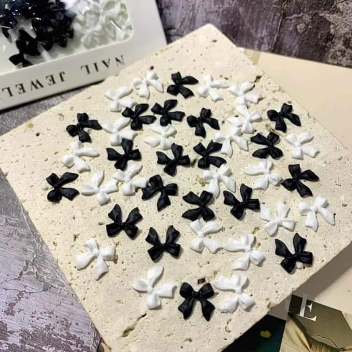 Charm nơ nail gắn móng tay - set 10 cái