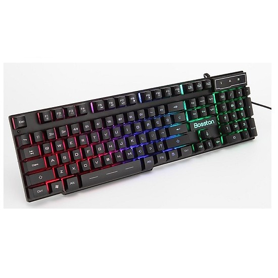 [HCM]Bàn Phím LED Giả Cơ Chuyên Game Bosston 803