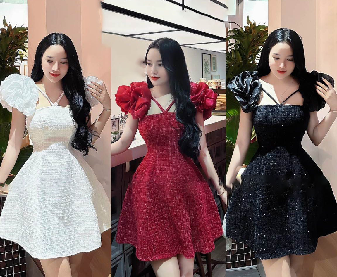 Đầm Nữ dự tiệc sang trọng tinh tế phù hợp đi dạ hội đi tiệc