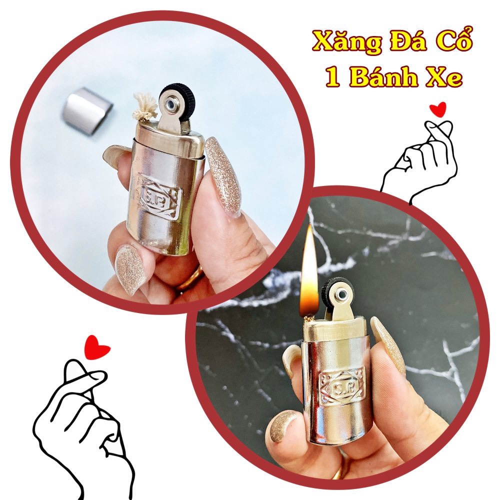 Hột quẹt robinson xăng đá cổ 1 bánh xe giá rẻ