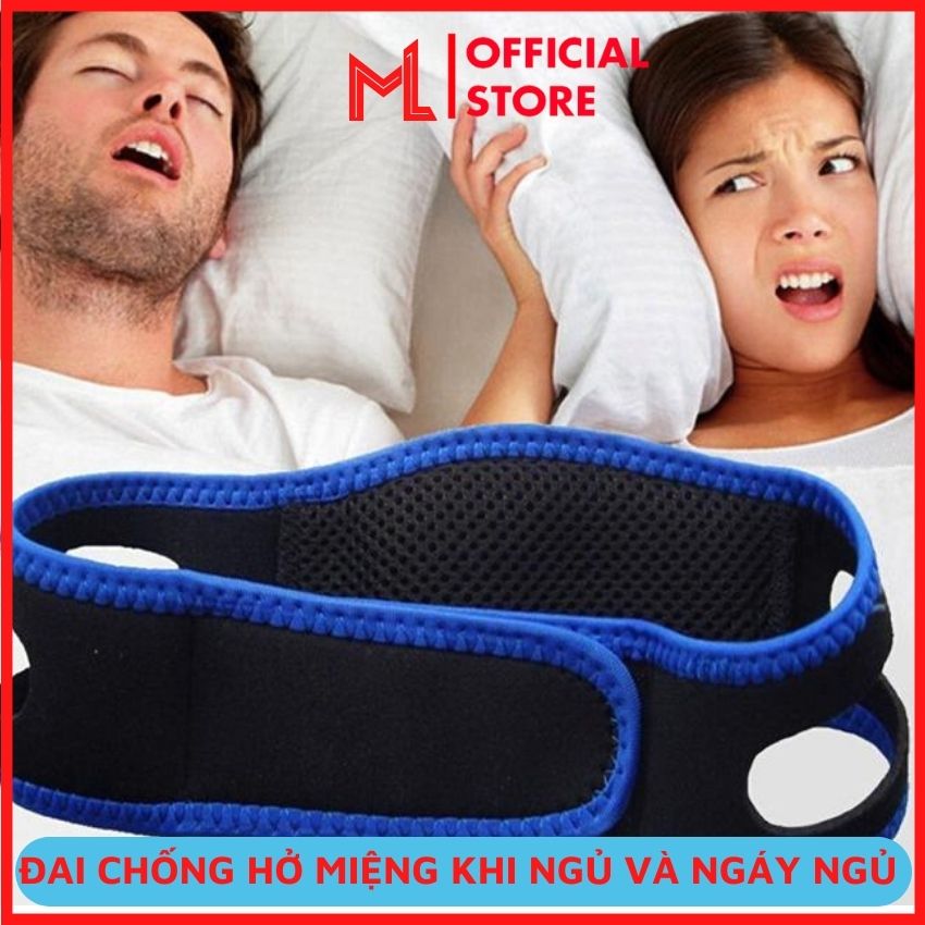 Đai chống ngáy khi ngủ mk1, đai chống hở miệng tiện ích giúp ngủ ngon cho nam và nữ, đai chống ngáy và hở miệng khi ngủ ml shop