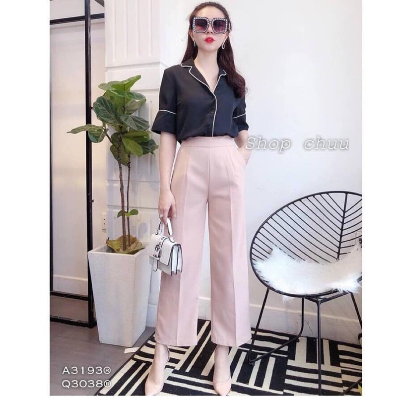 [HOÀN TIỀN ĐẾN 15%]Quần ống rộng lưng cao khóa sườn dáng dài vải tuyết mưa vitex nhiều màu thiết kế thời trang trẻ trung cam kết hàng đúng mô tả chất lượng đảm bảo đa dạng mẫu mã và kích cỡ