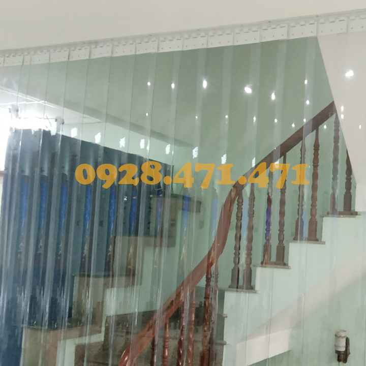 Rèm Cửa Nhựa Ngăn Thoát Nhiệt Điều Hòa  Cho Cửa Cao 2m9 Độ Dày 2mm.