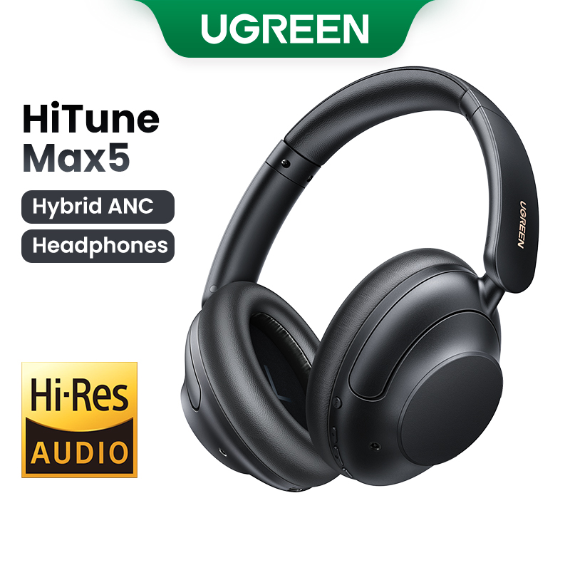 UGREEN HiTune Max5 Hybrid 43dB ANC Active Noise Cancelling Headphones