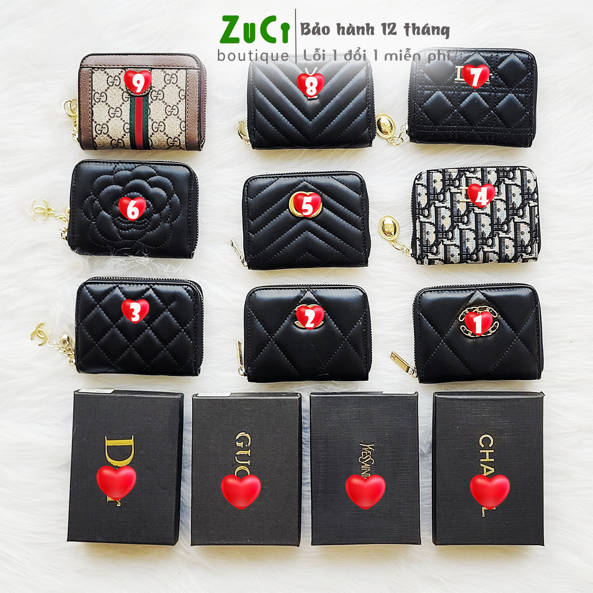 Ví nữ ngắn cầm tay bóp nữ đựng tiền mini a27 nhiều mẫu tiện dụng hàng qc loại đẹp fullbox size 11.5cm