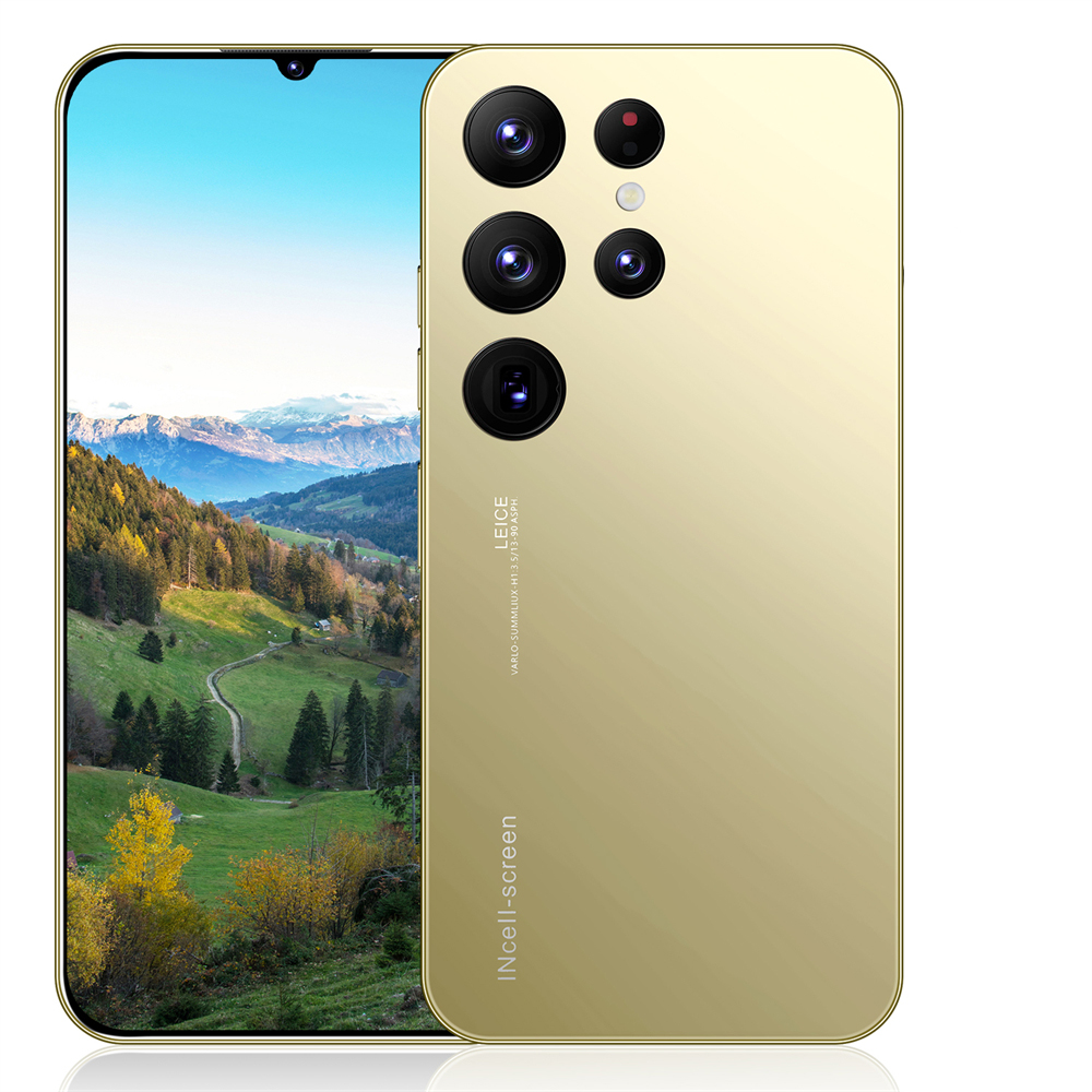 Điện thoại thông minh giá rẻ Galaxy S23 Ultra+ mới Điện thoại di động 7.3 inch 8GB+256GB giá rẻ 4G/5G tiết kiệm chi phí có thể lướt Internet PIN 6800mAh