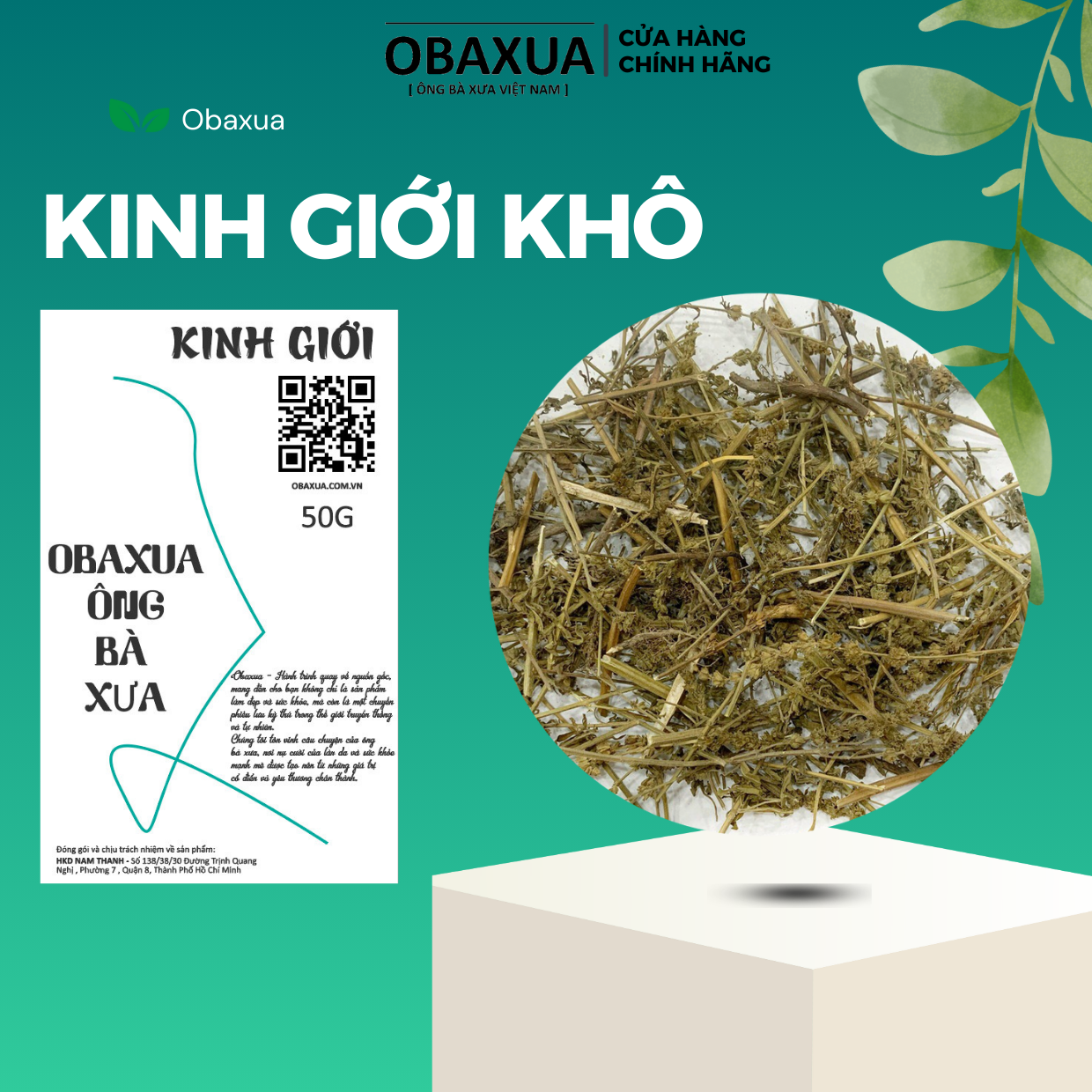 Lá kinh giới khô obaxua 50g