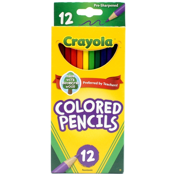 Hộp 12 Bút Chì Màu - Crayola 684012
