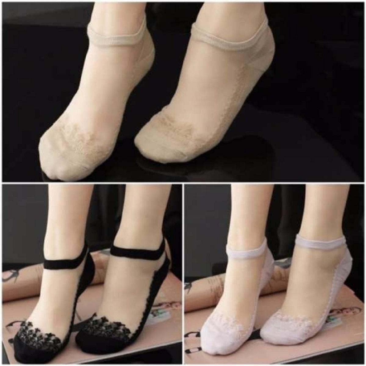 Combo 10 tất ren công chúa nhiều màu cho nàng nữ tính
