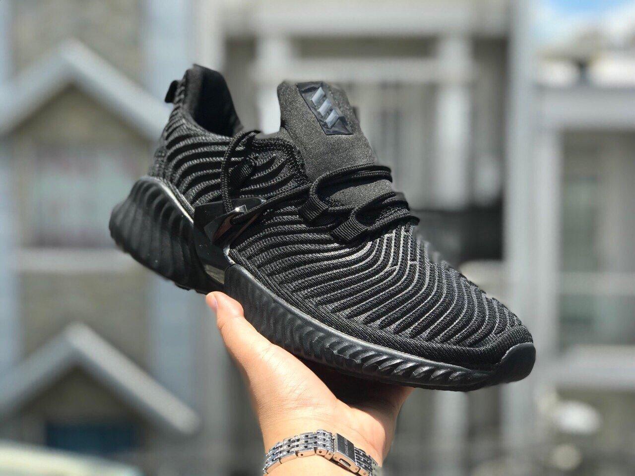 Giày thể thao alpha bounce instinct trắng/đen nam nữ couple - hàng chuẩn vnxk