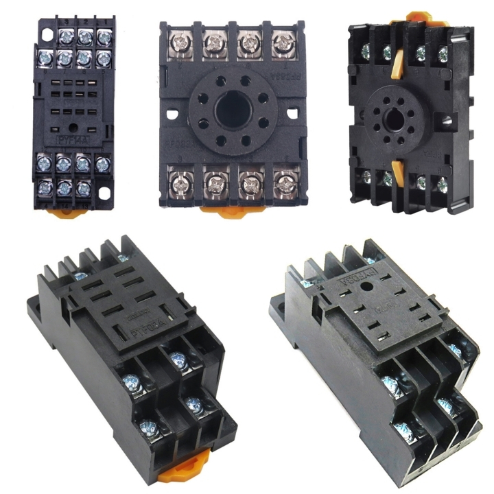 [HCM]Chân đế timer relay PYF08A, PYF14A PF083A, PTF08A, PTF14A....đa dạng mẫu mã