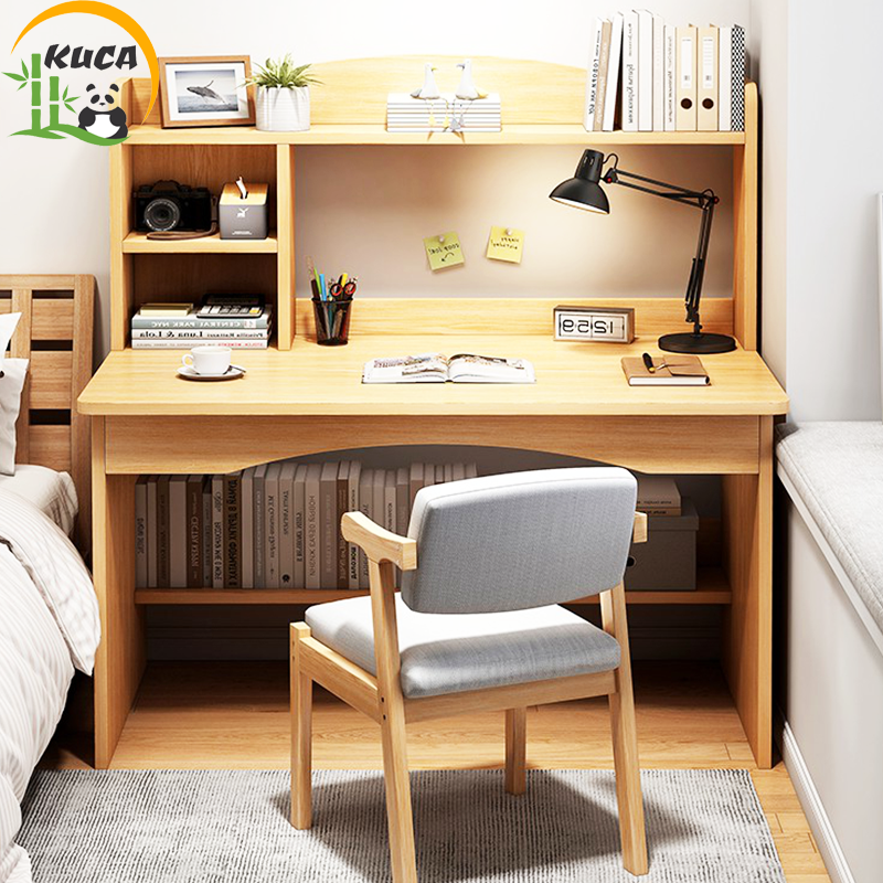 KUCA Bàn Làm Việc 3 hộc tủ phủ Min trắng Hạn chế trầy xước Phong Cách Hiện Đại Nội Thất Tiết Kiệm