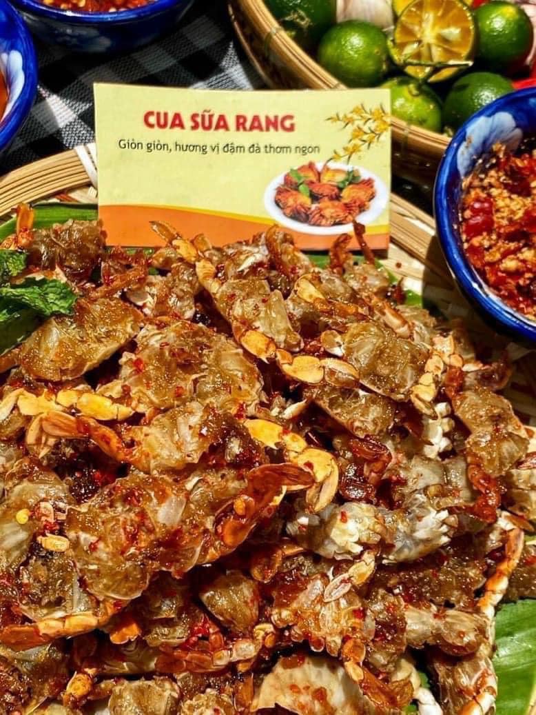 Cua sữa rang muối ớt