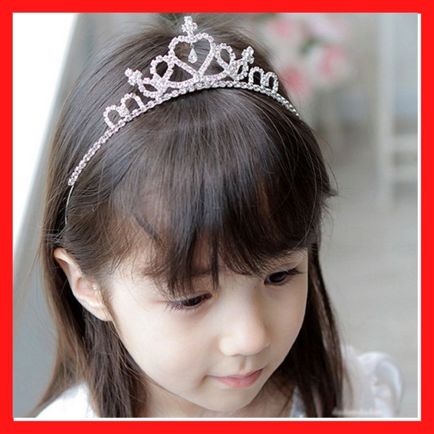 Vương miện công chúa cho bé gái dễ thương, vương miện đính đá