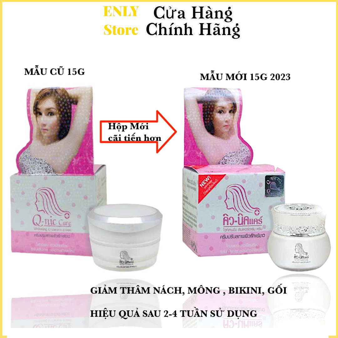 Kem giảm Thâm Nách Thâm Mông Q-nic Care Whitening Underarm Cream Thái Lan 15g