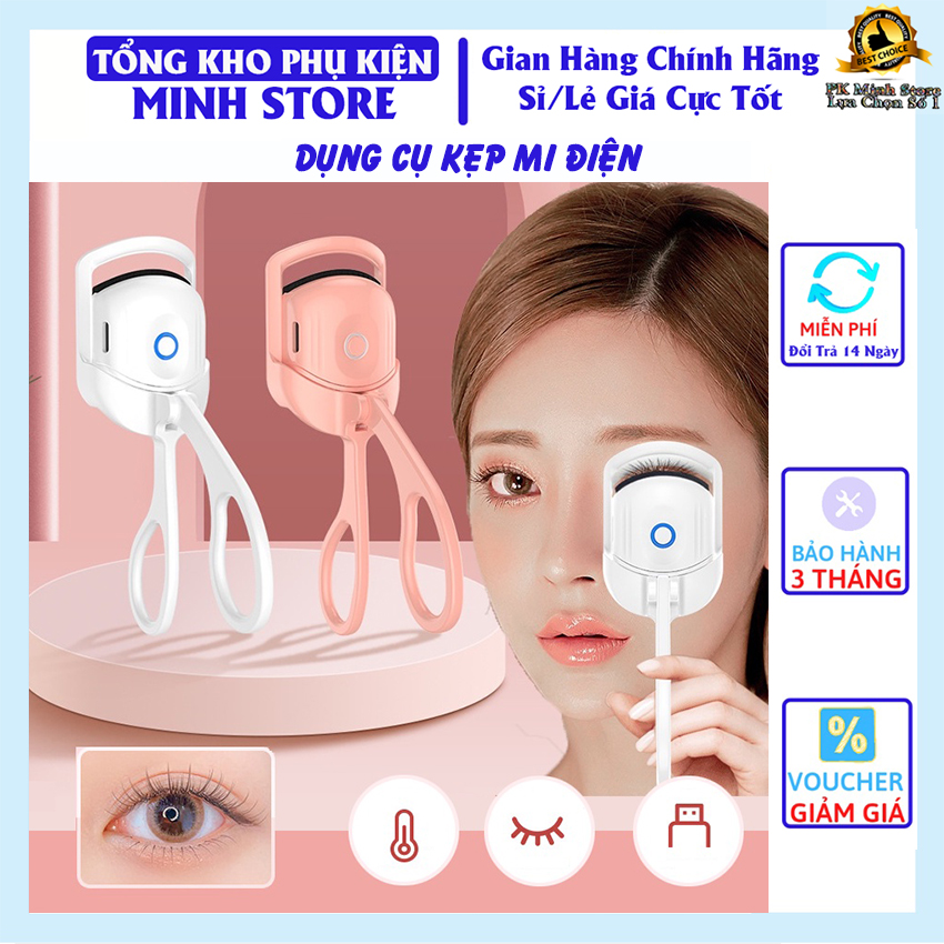Máy uốn mi bằng nhiệt giúp uốn mi làm cong đơn giản, an toàn