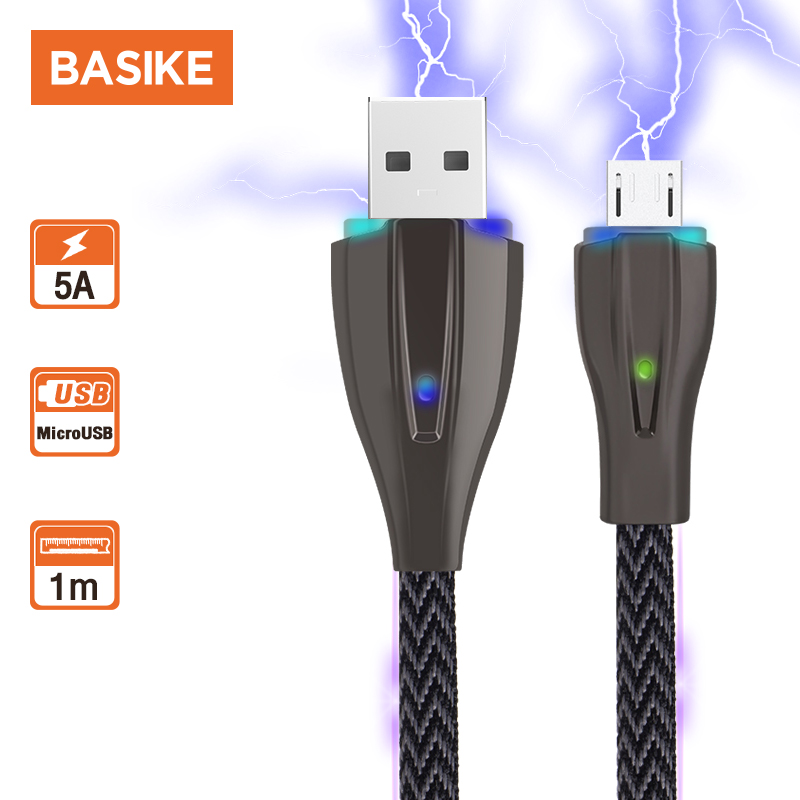[Bảo Hành 12 tháng] Baike-Cáp Sạc Nhanh 1.2M,Cáp sạc nhanh Phù hợp Android- Hàng Chính Hãng(CB021B)