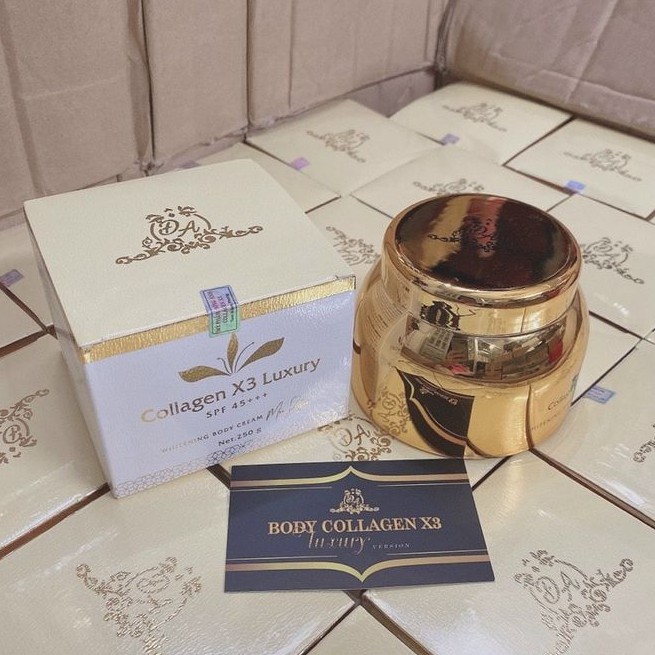 [HCM]Kem Body Collagen X3 Luxury Đông Anh Siêu Trắng Mịn